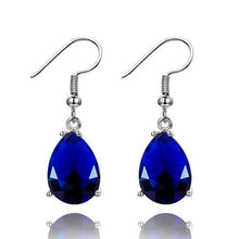 Load image into Gallery viewer, 925 Sterling Silver Mystery Rainbow Crystal Earrings